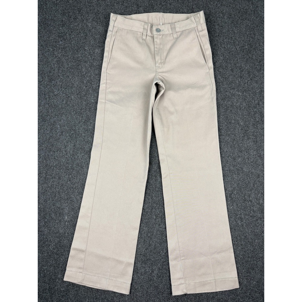 Dickies 874 Khaki Tan Work Pants Straight Leg Mens 28x28 Casual Trousers